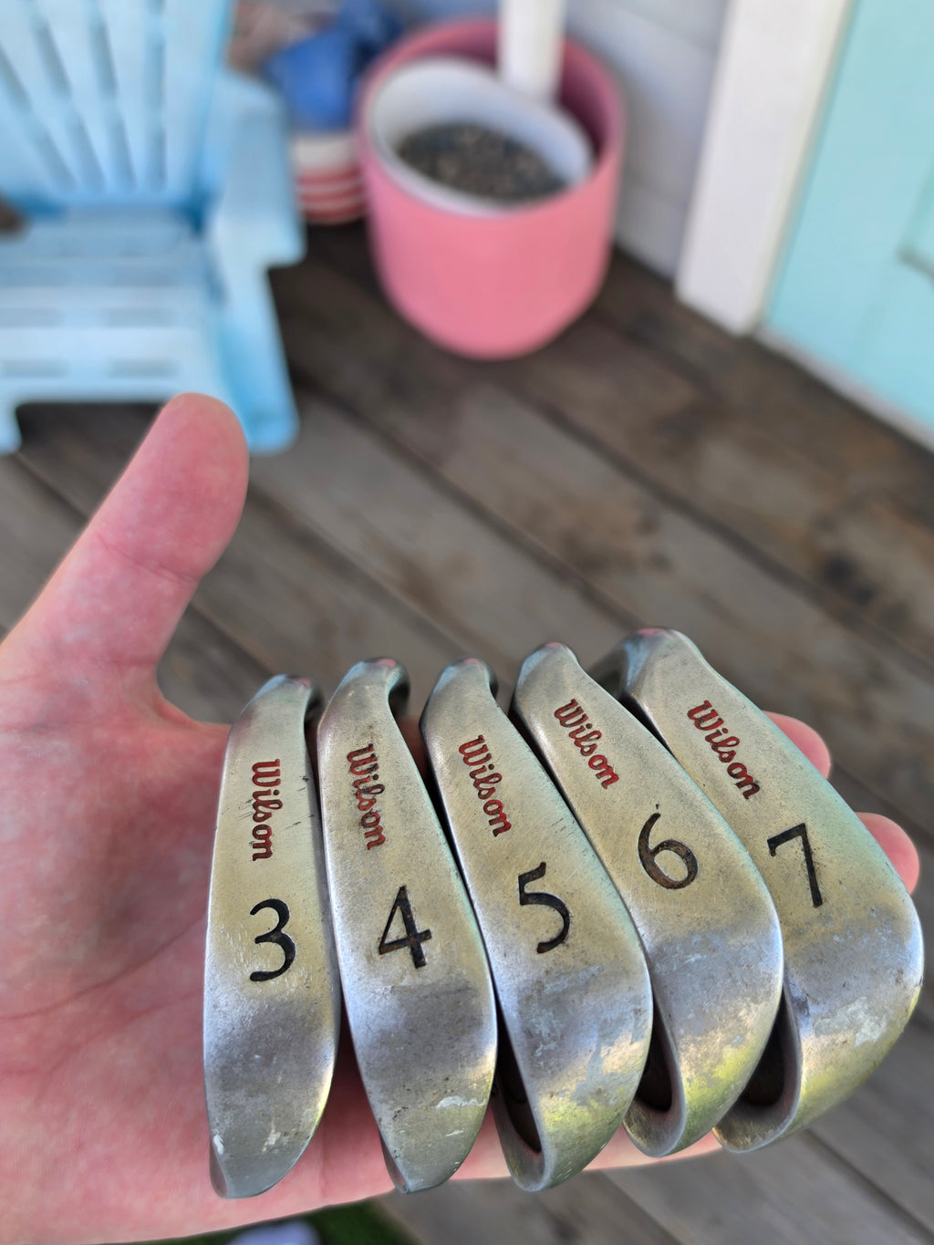 Wilson 1200 LT Iron Set 3–7 Right-Handed Steel Shafts – 5 Clubs - Image 2