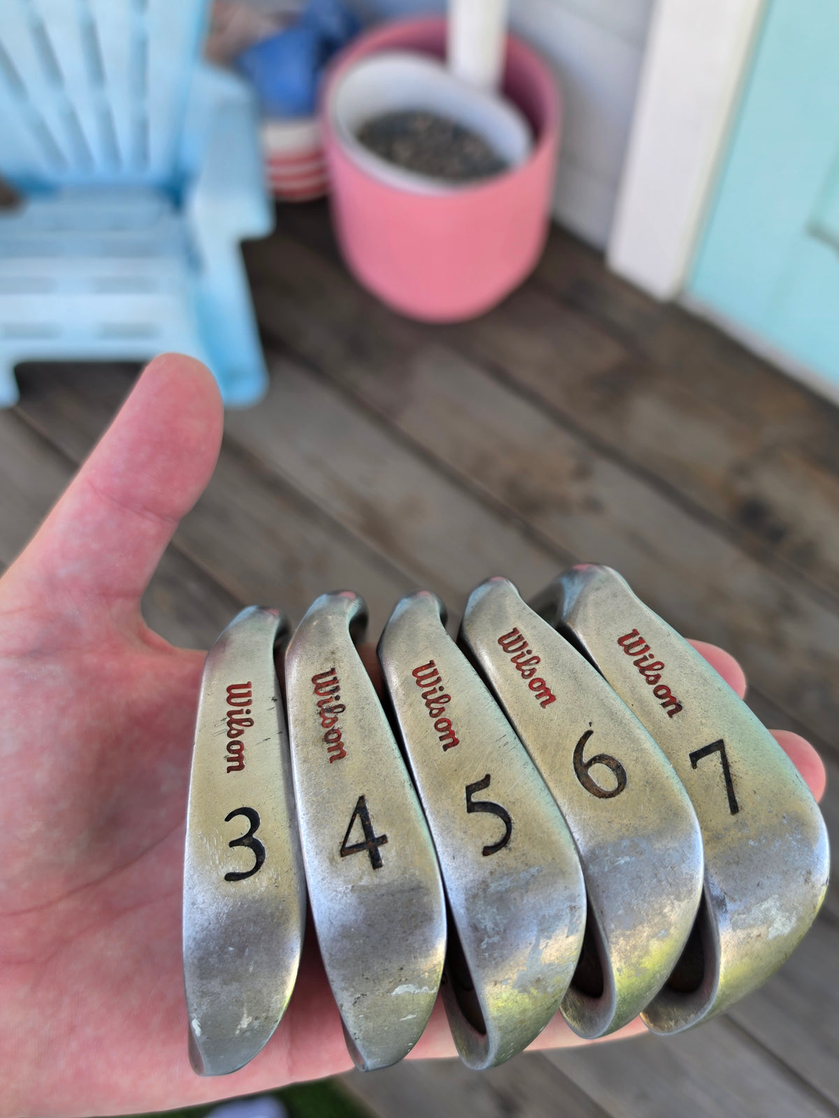 Wilson 1200 LT Iron Set 3–7 Right-Handed Steel Shafts – 5 Clubs - Image 2