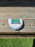 Odyssey Southern Pines 2022 Mallet Putter Headcover White Blue Golf Cover - Image 1