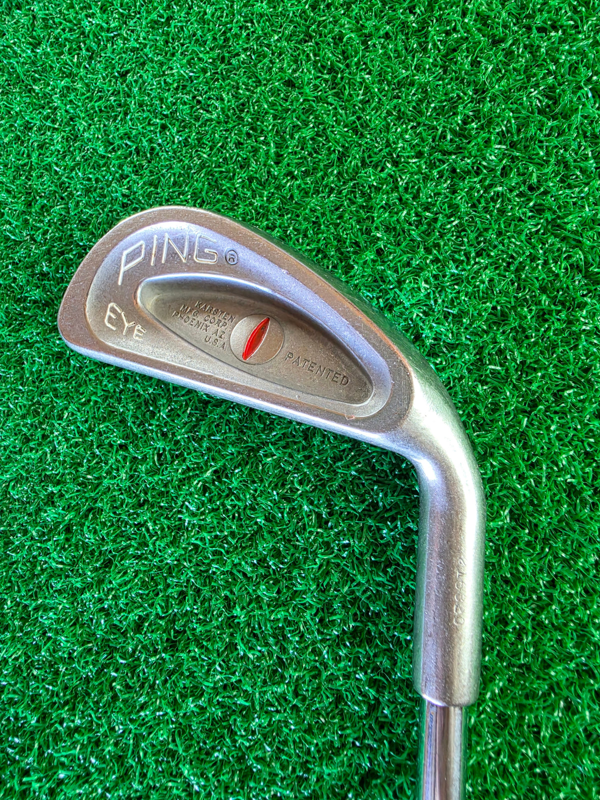 PING Eye Iron Set 3 4 6 7 8 9 RH Steel Shaft Vintage Golf Clubs 6pc - Image 5