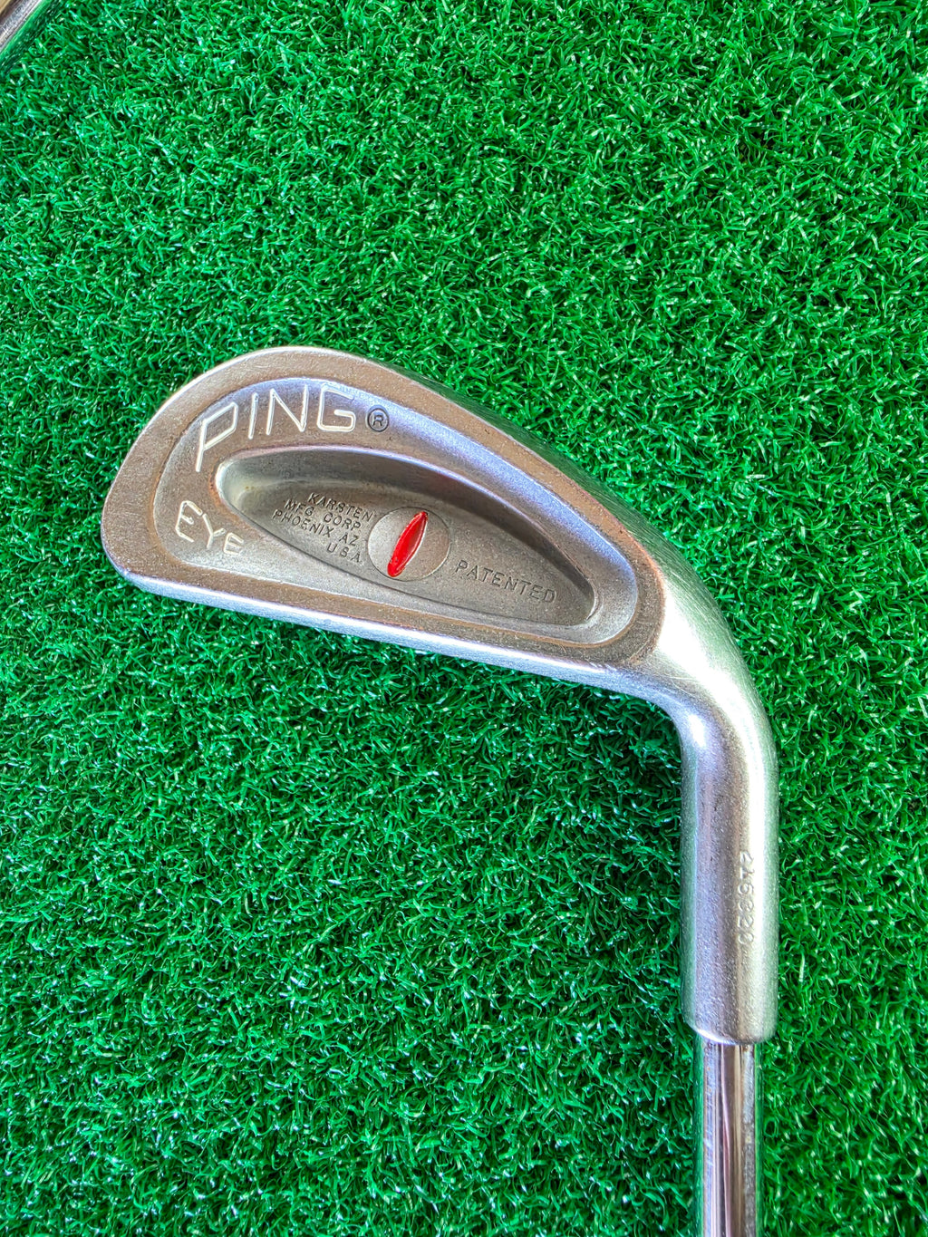 PING Eye Iron Set 3 4 6 7 8 9 RH Steel Shaft Vintage Golf Clubs 6pc - Image 11