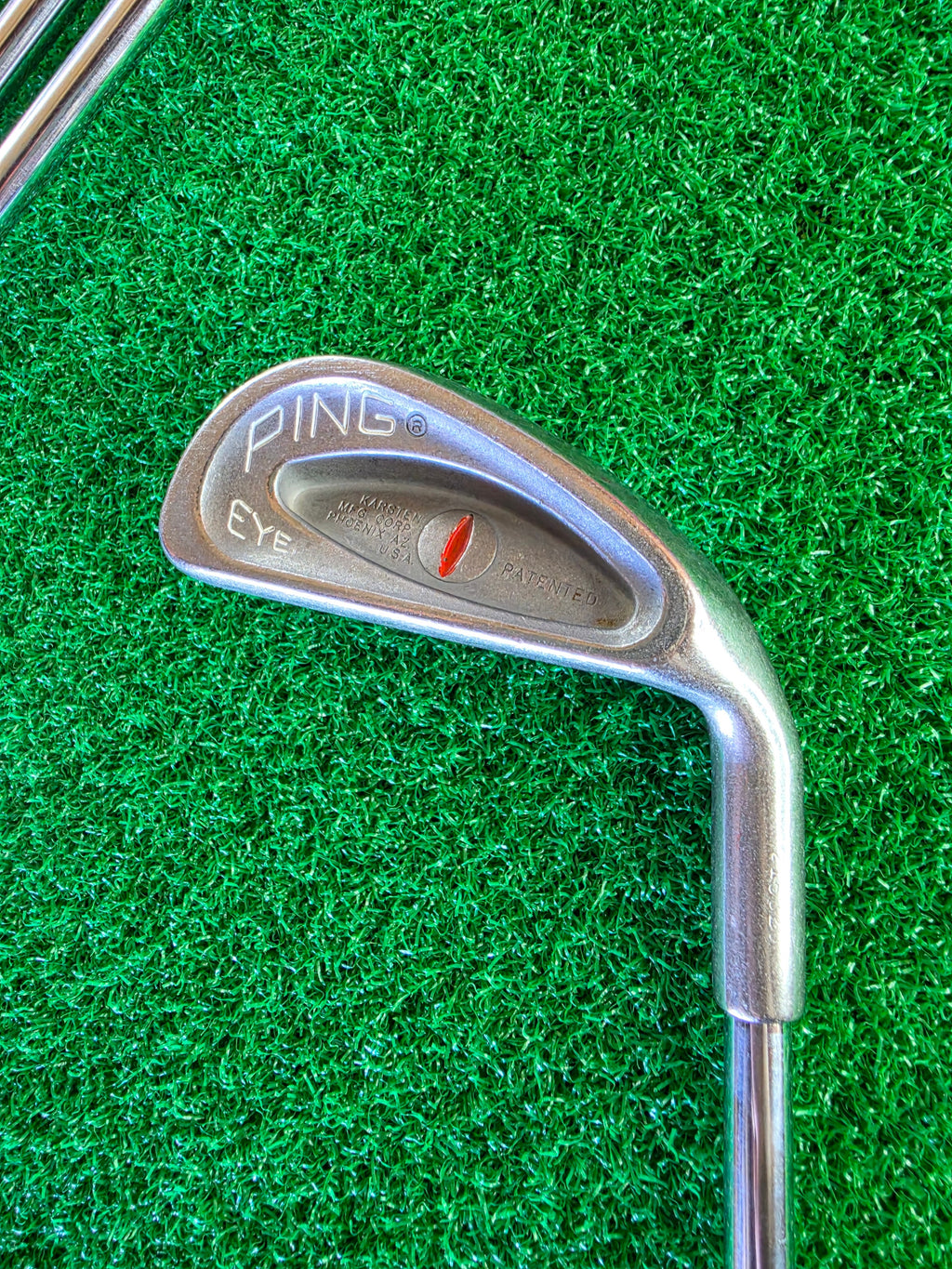PING Eye Iron Set 3 4 6 7 8 9 RH Steel Shaft Vintage Golf Clubs 6pc - Image 8