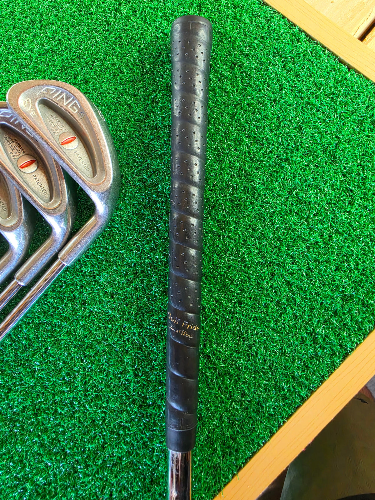 PING Eye Iron Set 3 4 6 7 8 9 RH Steel Shaft Vintage Golf Clubs 6pc - Image 23